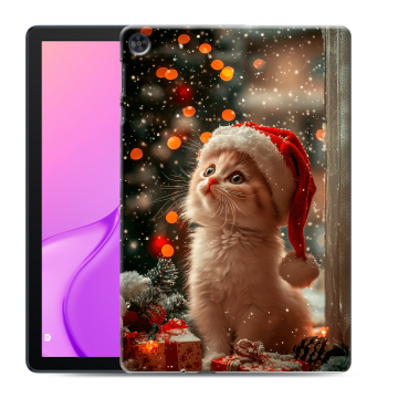 Силиконовый чехол на Huawei MatePad T10 с принтом Новый год Силиконовый чехол на Huawei MatePad T10 с принтом Новый год