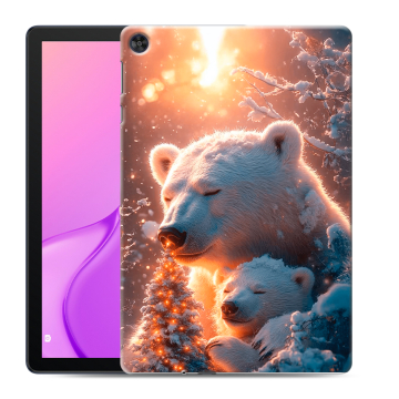 Силиконовый чехол на Huawei MatePad T10 с принтом Новый год Силиконовый чехол на Huawei MatePad T10 с принтом Новый год