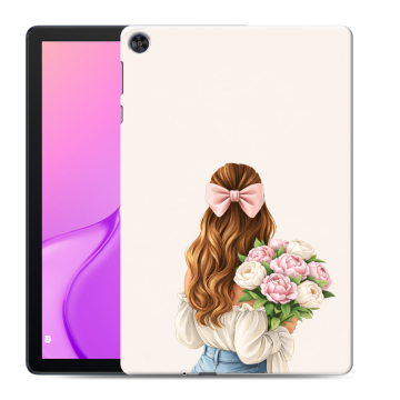 Силиконовый чехол на Huawei MatePad T10 с принтом женский