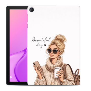 Силиконовый чехол на Huawei MatePad T10 с принтом женский