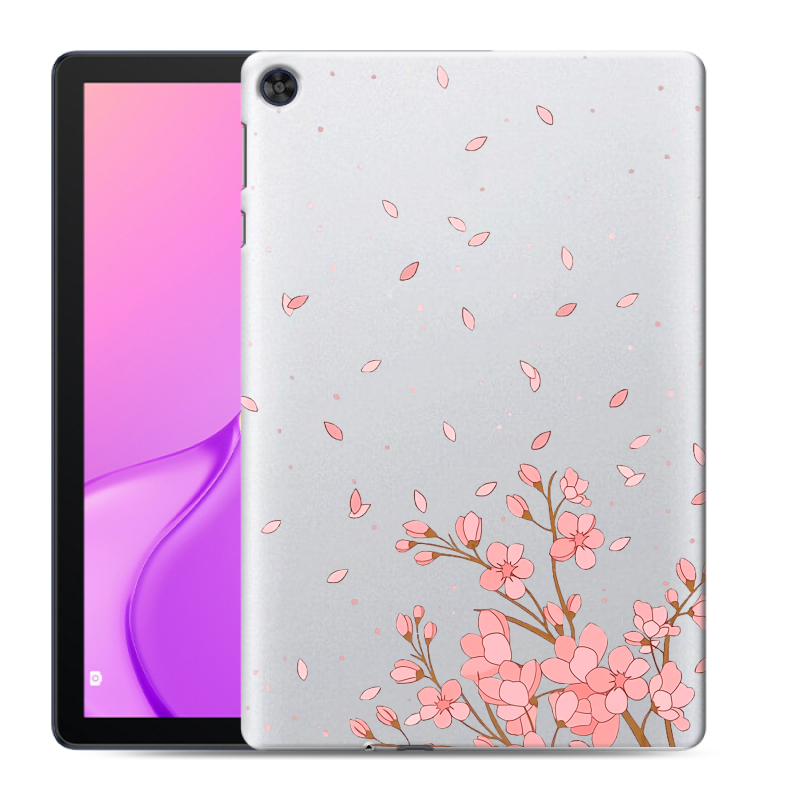 Силиконовый чехол на Huawei MatePad T10 с принтом Ветка сакуры Силиконовый чехол на Huawei MatePad T10 с принтом Ветка сакуры