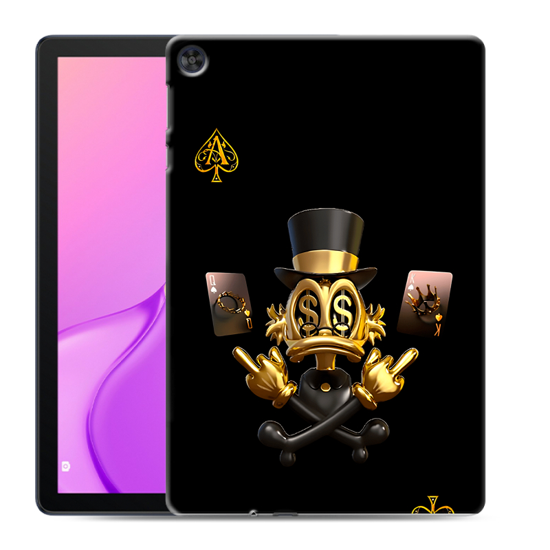 Силиконовый чехол на Huawei MatePad T10 с принтом Золотой скрудж макдак Силиконовый чехол на Huawei MatePad T10 с принтом Золотой скрудж макдак