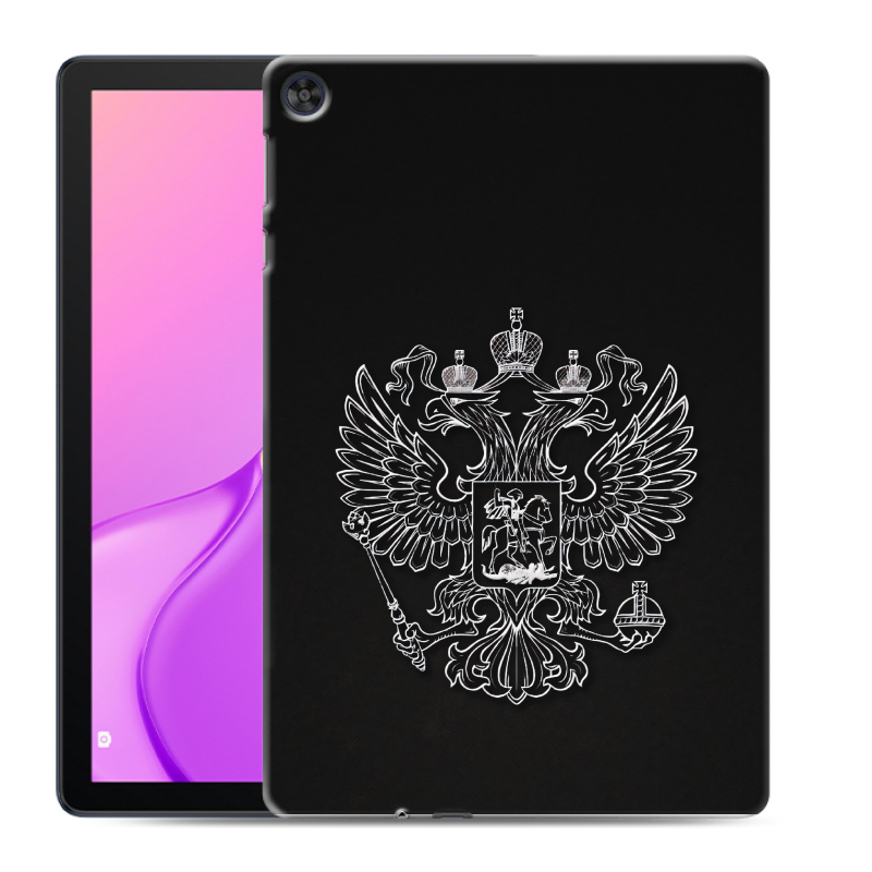 Силиконовый чехол на Huawei MatePad T10 с принтом Герб России Силиконовый чехол на Huawei MatePad T10 с принтом Герб России
