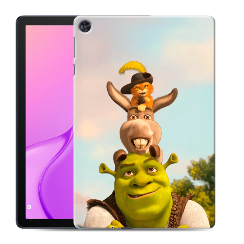 Силиконовый чехол на Huawei MatePad T10 с принтом Шрек Shrek Силиконовый чехол на Huawei MatePad T10 с принтом Шрек Shrek