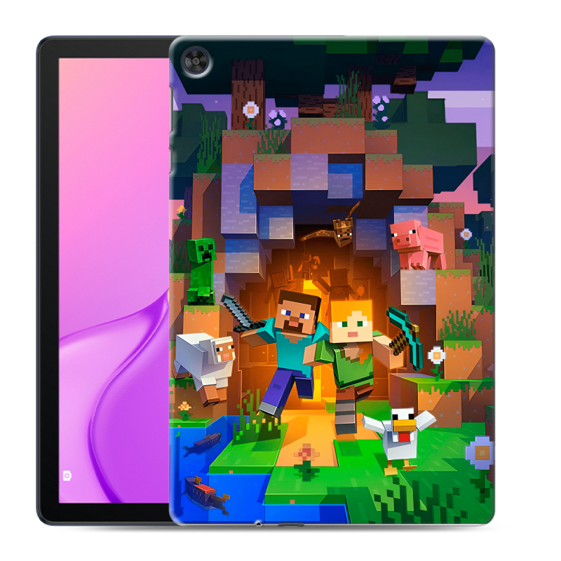 Силиконовый чехол на Huawei MatePad T10 с принтом Майнкрафт Minecraft Силиконовый чехол на Huawei MatePad T10 с принтом Майнкрафт Minecraft