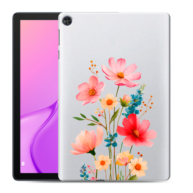 Силиконовый чехол на Huawei MatePad T10 с принтом Цветы Силиконовый чехол на Huawei MatePad T10 с принтом Цветы