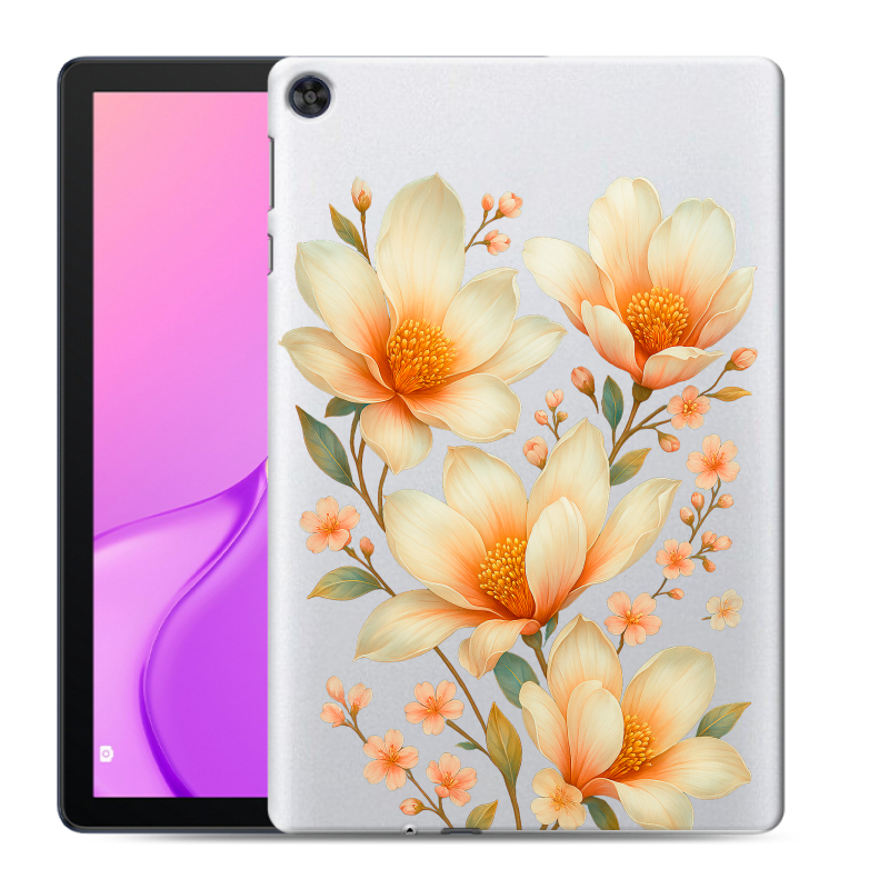 Силиконовый чехол на Huawei MatePad T10 с принтом Цветы Силиконовый чехол на Huawei MatePad T10 с принтом Цветы