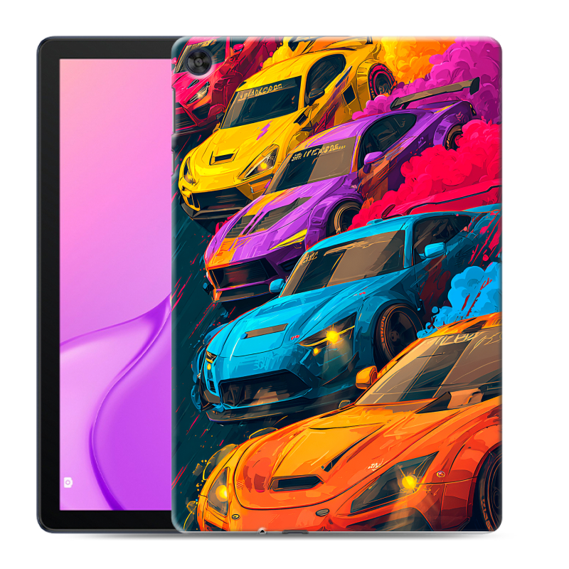 Силиконовый чехол на Huawei MatePad T10 с принтом Тачки Силиконовый чехол на Huawei MatePad T10 с принтом Тачки