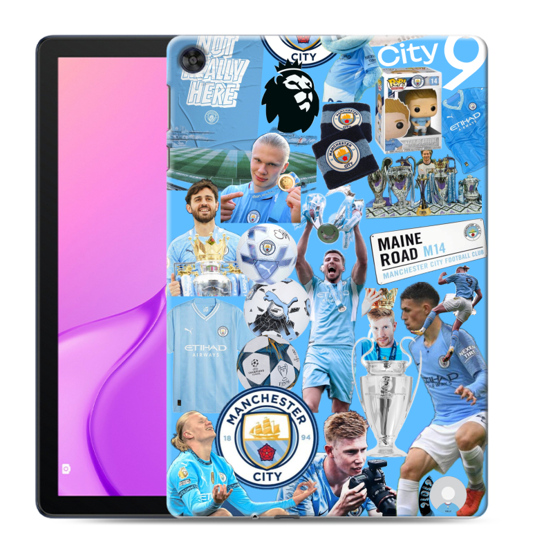 Силиконовый чехол на Huawei MatePad T10 с принтом Man City Манчестер Сити Силиконовый чехол на Huawei MatePad T10 с принтом Man City Манчестер Сити