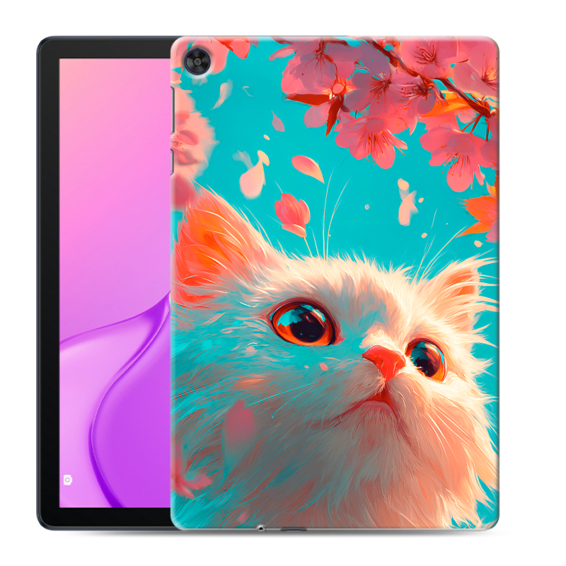 Силиконовый чехол на Huawei MatePad T10 с принтом Красивый кот Силиконовый чехол на Huawei MatePad T10 с принтом Красивый кот