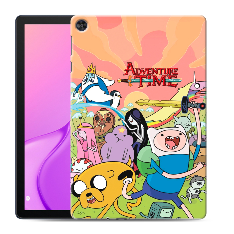 Силиконовый чехол на Huawei MatePad T10 с принтом Adventure time Время приключений Силиконовый чехол на Huawei MatePad T10 с принтом Adventure time Время приключений