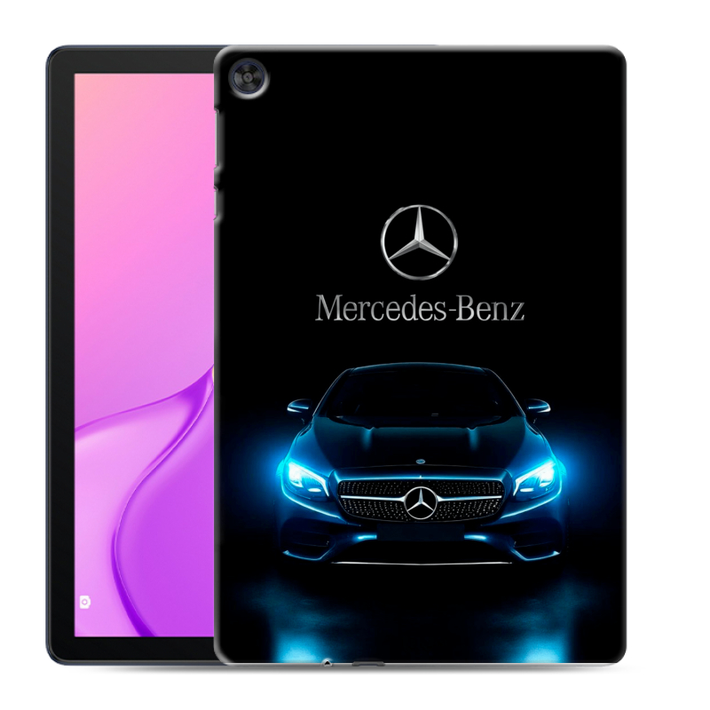 Силиконовый чехол на Huawei MatePad T10 с принтом Mercedes Мерседес Силиконовый чехол на Huawei MatePad T10 с принтом Mercedes Мерседес