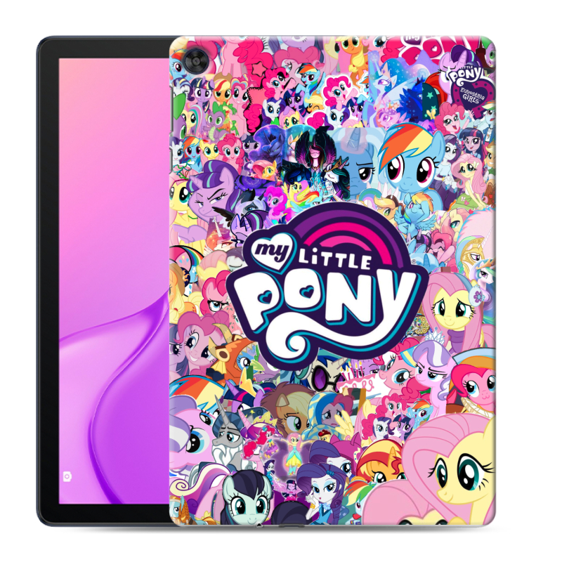Силиконовый чехол на Huawei MatePad T10 с принтом My little pony Дружба чудо Силиконовый чехол на Huawei MatePad T10 с принтом My little pony Дружба чудо