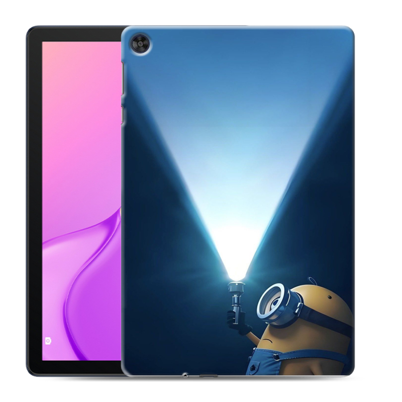 Силиконовый чехол на Huawei MatePad T10 с принтом Миньоны Силиконовый чехол на Huawei MatePad T10 с принтом Миньоны