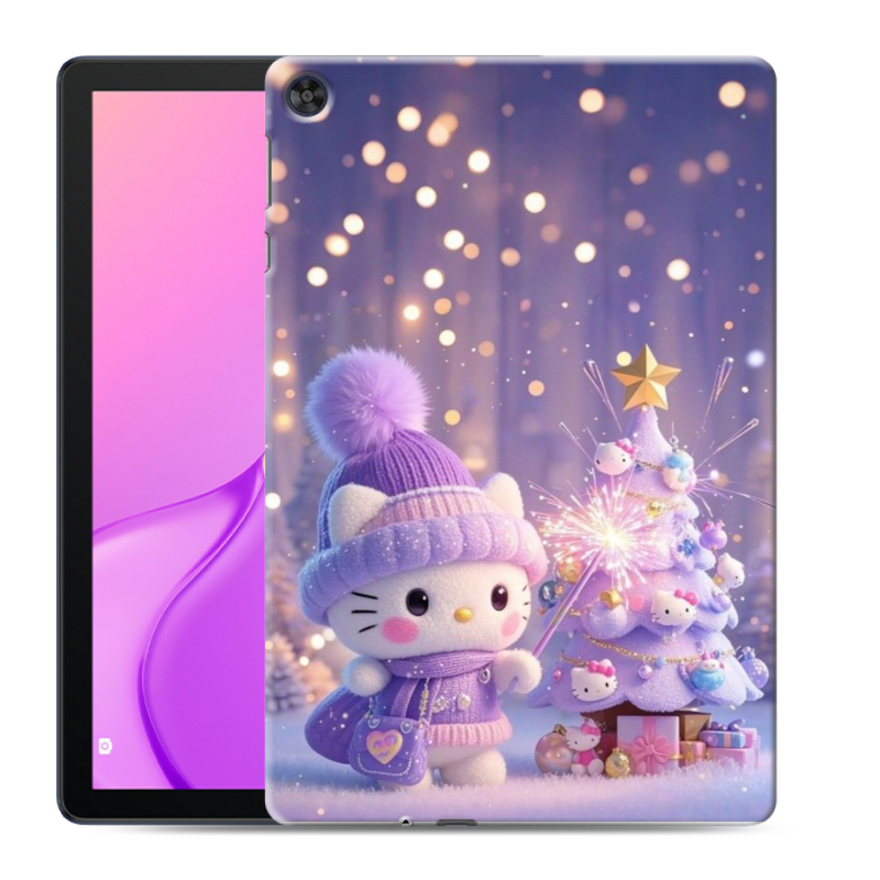 Силиконовый чехол на Huawei MatePad T10 с принтом Новый год Силиконовый чехол на Huawei MatePad T10 с принтом Новый год