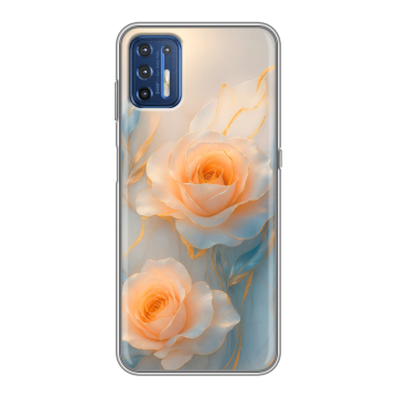 Силиконовый чехол на Motorola Moto G9 Plus с принтом Женский
