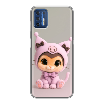 Силиконовый чехол на Motorola Moto G9 Plus с принтом Куроми Kuromi 