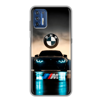 Силиконовый чехол на Motorola Moto G9 Plus с принтом БМВ BMW