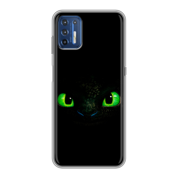 Силиконовый чехол на Motorola Moto G9 Plus с принтом Как приручить дракона