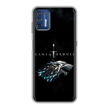 Силиконовый чехол на Motorola Moto G9 Plus с принтом Игра Престолов Game Thrones