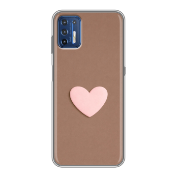 Силиконовый чехол на Motorola Moto G9 Plus с принтом женский