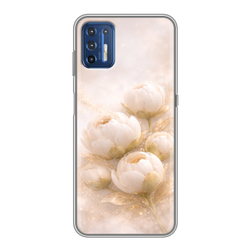 Силиконовый чехол на Motorola Moto G9 Plus с принтом женский
