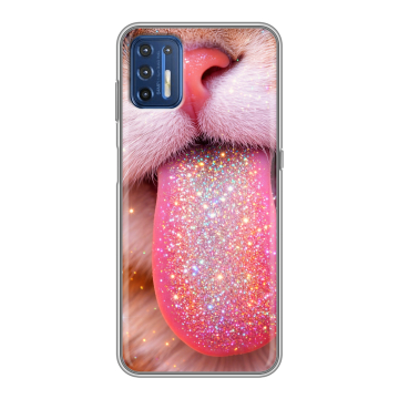Силиконовый чехол на Motorola Moto G9 Plus с принтом для девочек