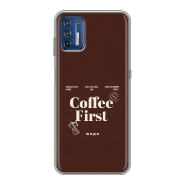 Силиконовый чехол на Motorola Moto G9 Plus с принтом женский