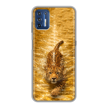 Силиконовый чехол на Motorola Moto G9 Plus с принтом женский