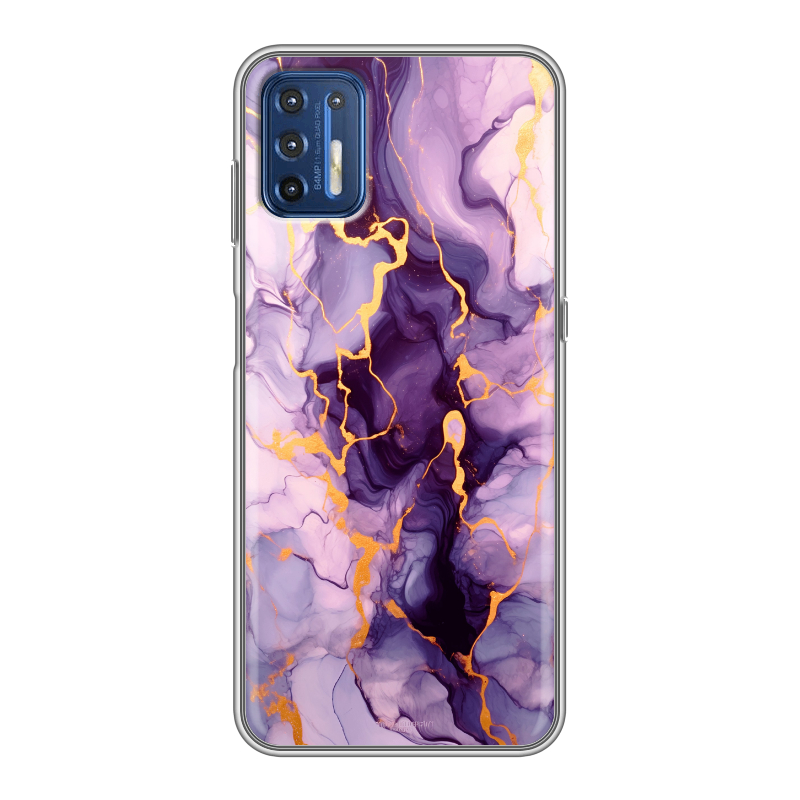 Силиконовый чехол на Motorola Moto G9 Plus с принтом Мрамор Силиконовый чехол на Motorola Moto G9 Plus с принтом Мрамор