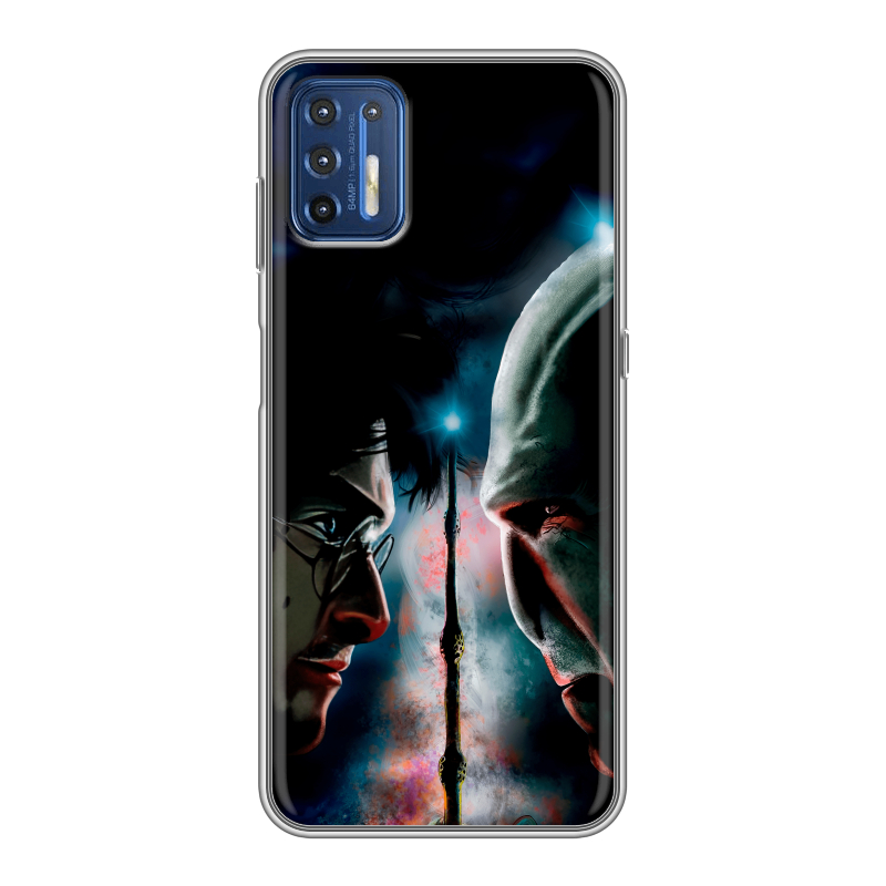 Силиконовый чехол на Motorola Moto G9 Plus с принтом Гарри Поттер Harry Potter Силиконовый чехол на Motorola Moto G9 Plus с принтом Гарри Поттер Harry Potter
