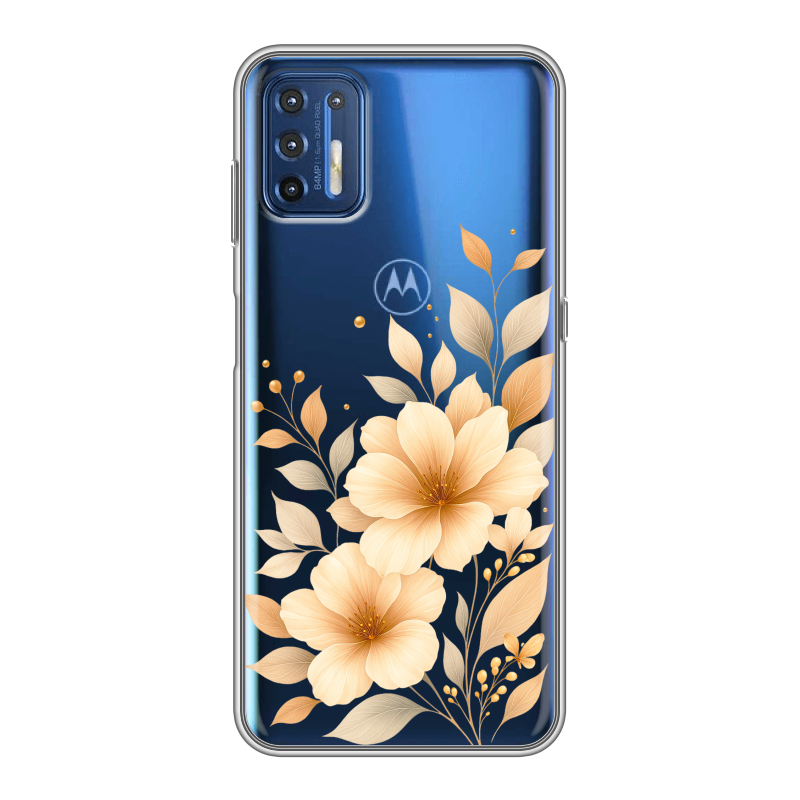 Силиконовый противоударный чехол на Motorola Moto G9 Plus с принтом для девушки Силиконовый противоударный чехол на Motorola Moto G9 Plus с принтом для девушки