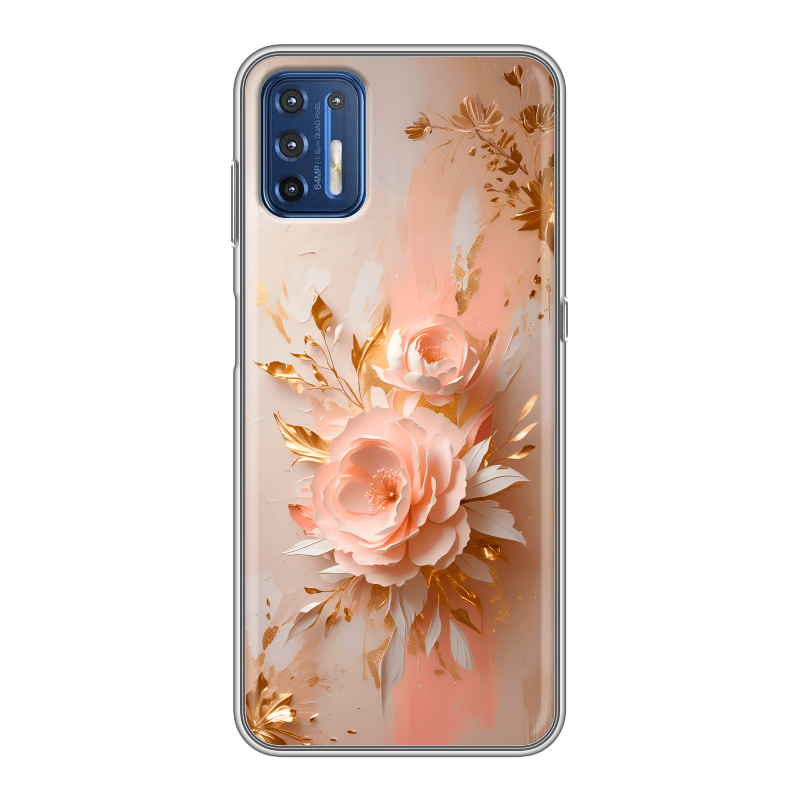 Силиконовый противоударный чехол на Motorola Moto G9 Plus с принтом женский Силиконовый противоударный чехол на Motorola Moto G9 Plus с принтом женский