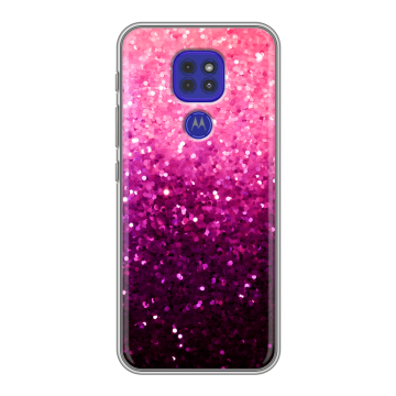 Силиконовый чехол на Motorola Moto E7 Plus с принтом Блестки Силиконовый чехол на Motorola Moto E7 Plus с принтом Блестки