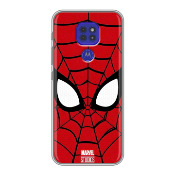 Силиконовый чехол на Motorola Moto E7 Plus с принтом человек паук spiderman Силиконовый чехол на Motorola Moto E7 Plus с принтом человек паук spiderman