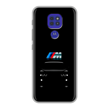 Силиконовый чехол на Motorola Moto E7 Plus с принтом БМВ BMW Силиконовый чехол на Motorola Moto E7 Plus с принтом БМВ BMW