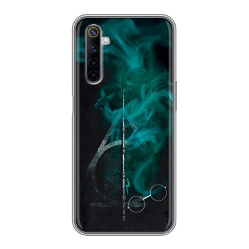 Силиконовый противоударный чехол на Realme 6S с принтом Гарри Поттер Harry Potter