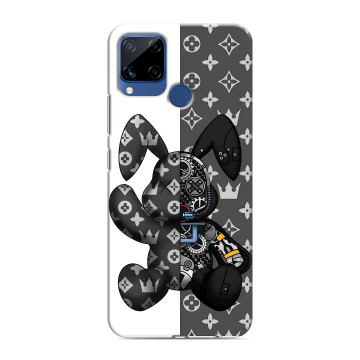 Силиконовый чехол на Realme C15 с принтом Луи робот Силиконовый чехол на Realme C15 с принтом Луи робот