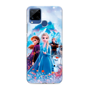 Силиконовый чехол на Realme C15 с принтом Холодное сердце Frozen Силиконовый чехол на Realme C15 с принтом Холодное сердце Frozen