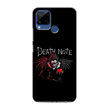 Силиконовый чехол на Realme C15 с принтом Death note Тетрадь смерти Силиконовый чехол на Realme C15 с принтом Death note Тетрадь смерти
