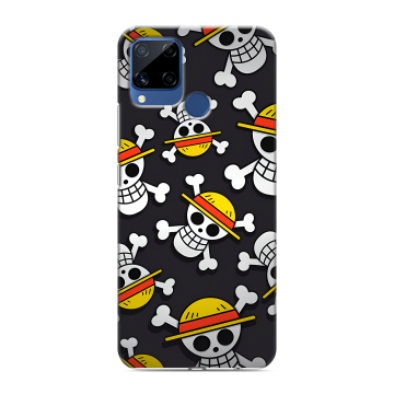 Силиконовый чехол на Realme C15 с принтом One Piece Ван Пис Силиконовый чехол на Realme C15 с принтом One Piece Ван Пис