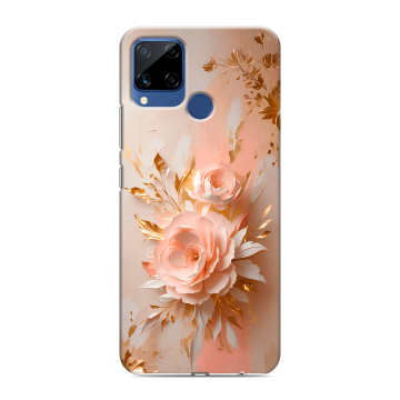 Силиконовый чехол на Realme C15 с принтом женский Силиконовый чехол на Realme C15 с принтом женский