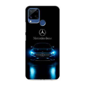 Силиконовый чехол на Realme C15 с принтом Mercedes Мерседес