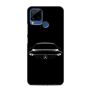 Силиконовый чехол на Realme C15 с принтом Mercedes Мерседес Силиконовый чехол на Realme C15 с принтом Mercedes Мерседес