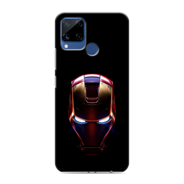 Силиконовый чехол на Realme C15 с принтом IronMan Железный человек Силиконовый чехол на Realme C15 с принтом IronMan Железный человек