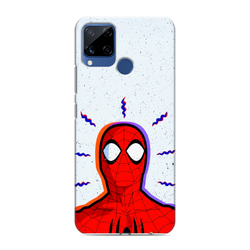 Силиконовый чехол на Realme C15 с принтом Spiderman Человек паук Силиконовый чехол на Realme C15 с принтом Spiderman Человек паук