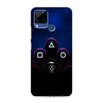 Силиконовый чехол на Realme C15 с принтом Игра Кальмара Силиконовый чехол на Realme C15 с принтом Игра Кальмара