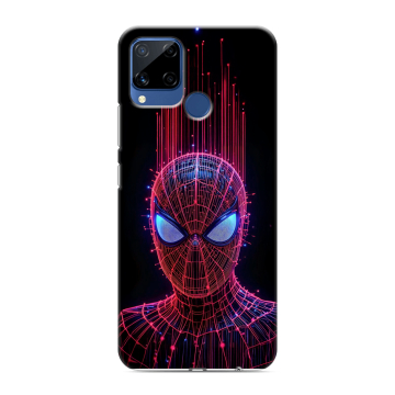 Силиконовый чехол на Realme C15 с принтом Spiderman Человек паук Силиконовый чехол на Realme C15 с принтом Spiderman Человек паук