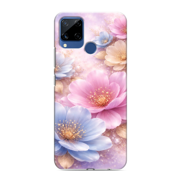 Силиконовый чехол на Realme C15 с принтом женский Силиконовый чехол на Realme C15 с принтом женский