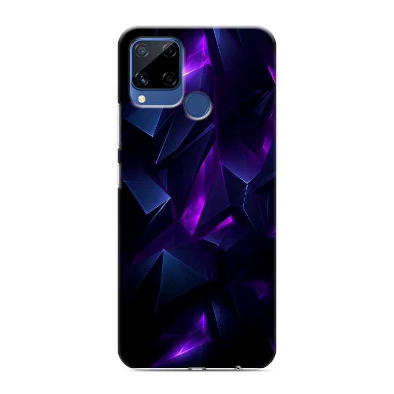 Пластиковый чехол на Realme C15 с принтом Абстракиция Пластиковый чехол на Realme C15 с принтом Абстракиция